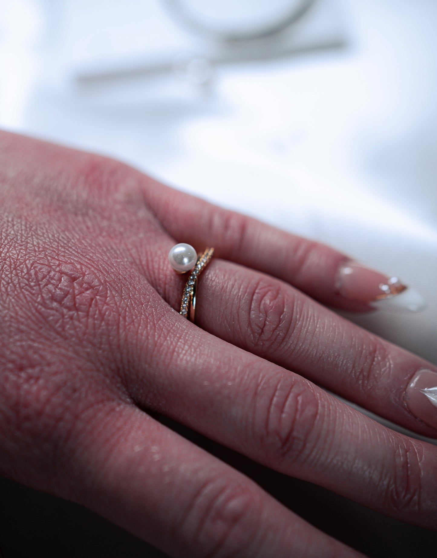 Bague "Perles "