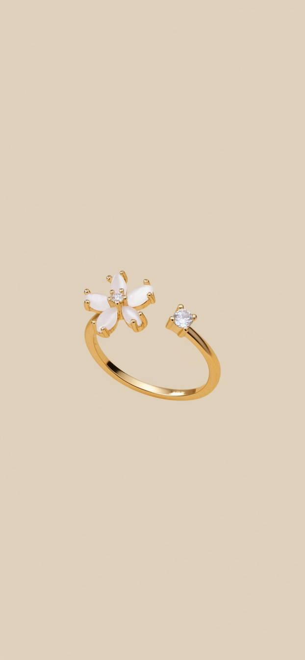 Bague "Fleurs "