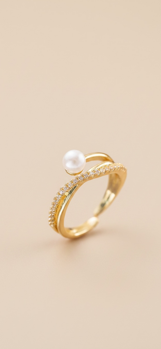 Bague "Perles "